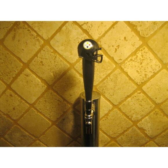 Pittsburgh Steelers Beer Tap Handle Team Football Keg Kegerator Wood Super Bowl - Picture 3 of 6